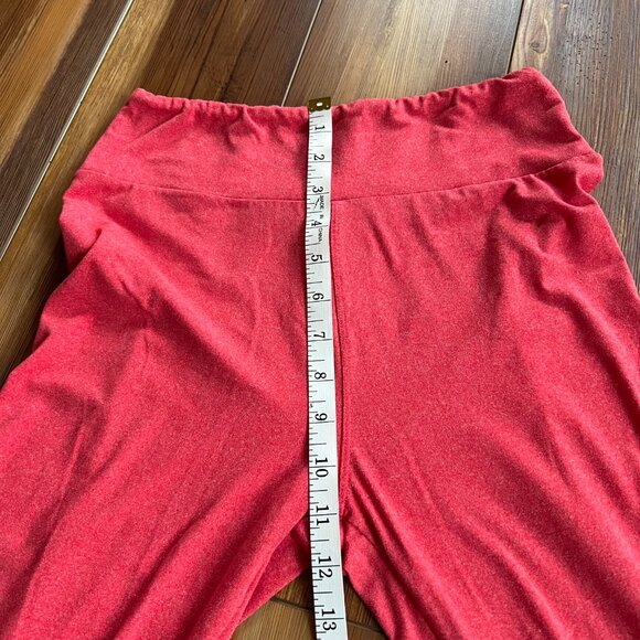 LuLaRoe 3 Pack Stretch Leggings in Pink, Mint Green and Light Orange.  Size OS - Picture 6 of 7